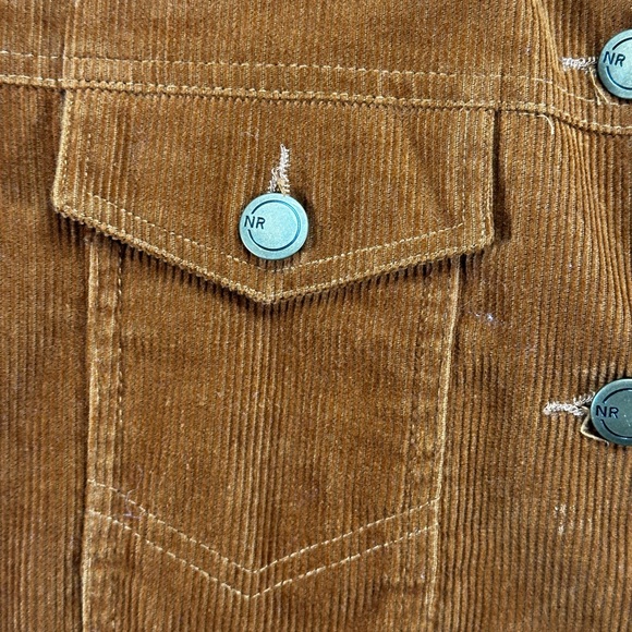 Natural Reflections Bass Pro Shops Corduroy Faux Fur Lined Jacket Brown GUC Larg - Picture 4 of 10